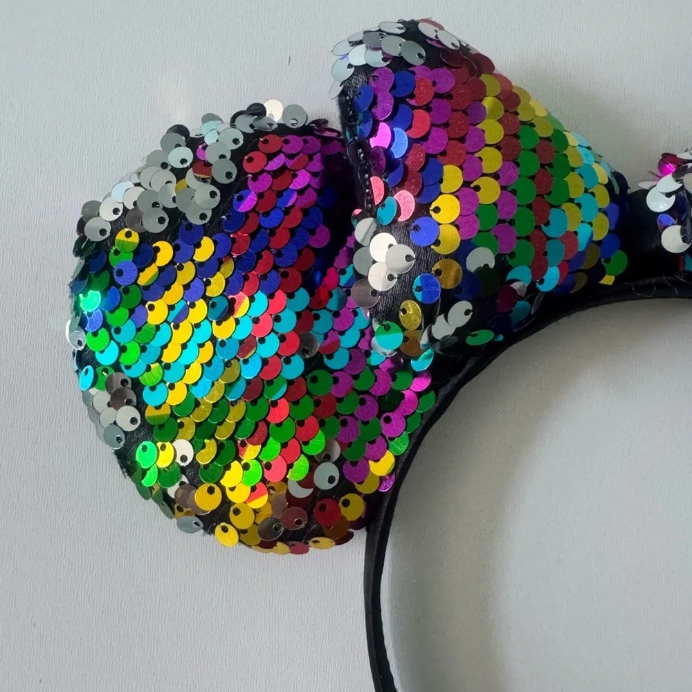 Disney Sequined Minnie Mouse Ears Headband